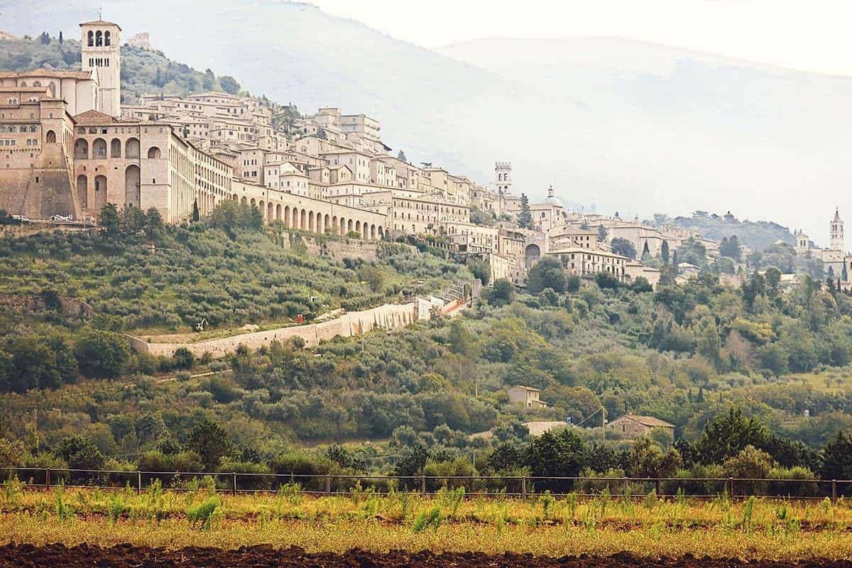 Assisi in Northern Italy Europe