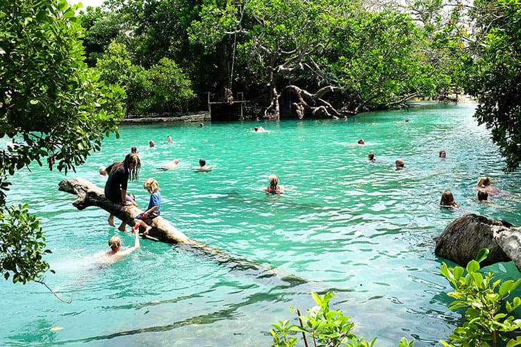 Blue Lagoon Vanuatu Island
