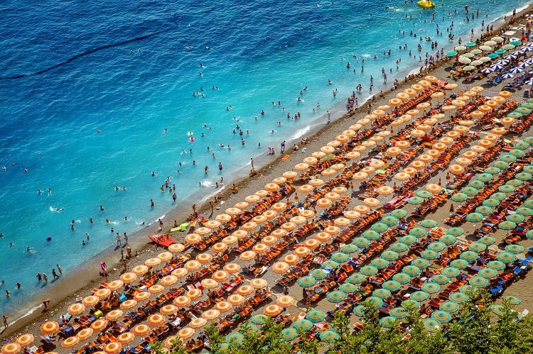 Best Beaches in Positano Amalfi Coast Italy