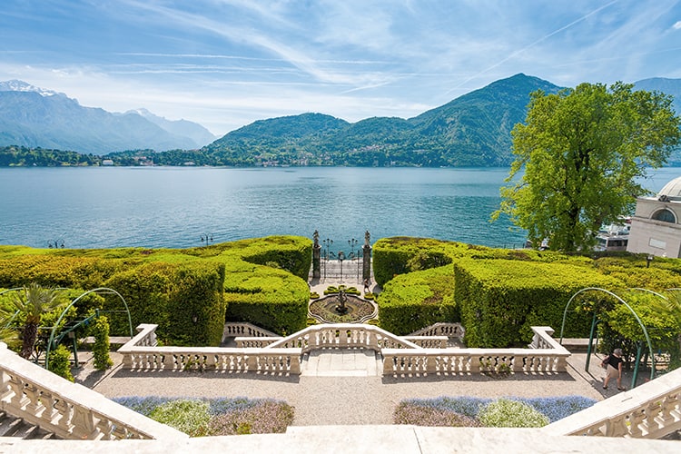Villa Carlotta and gardens in Tremezzo, Lake Como, Lombardy, Nor
