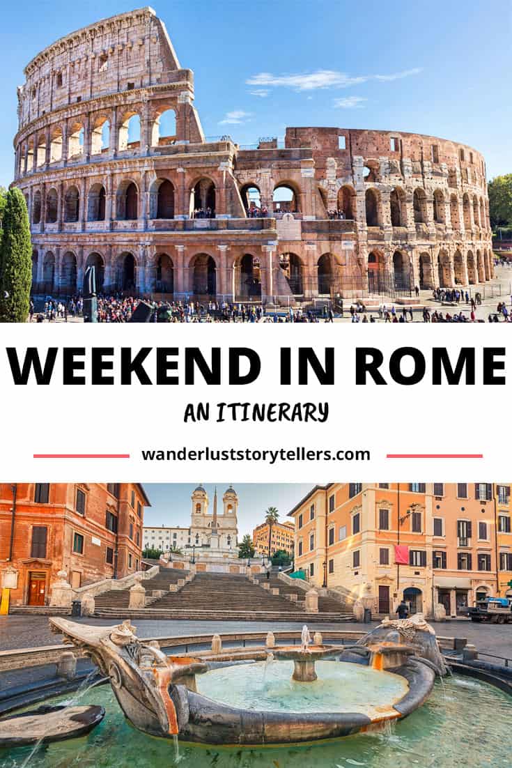 a Weekend in Rome Italy