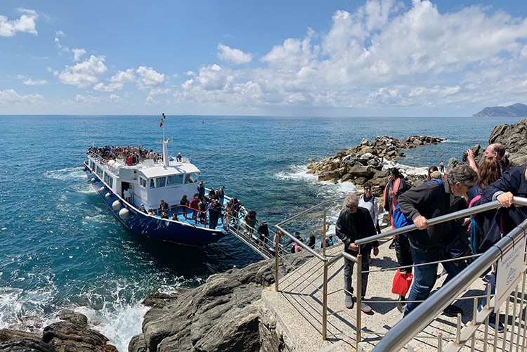 Boat in Cinque Terre