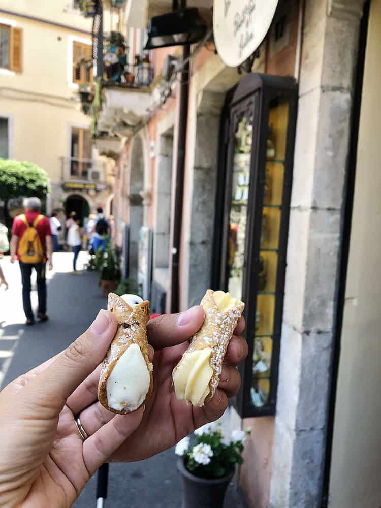 Sicilian cannoli