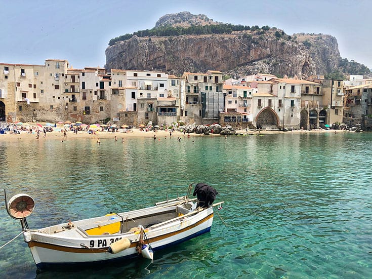 Cefalu Molo Sicily with Kids, Sicily Itinerary with Kids