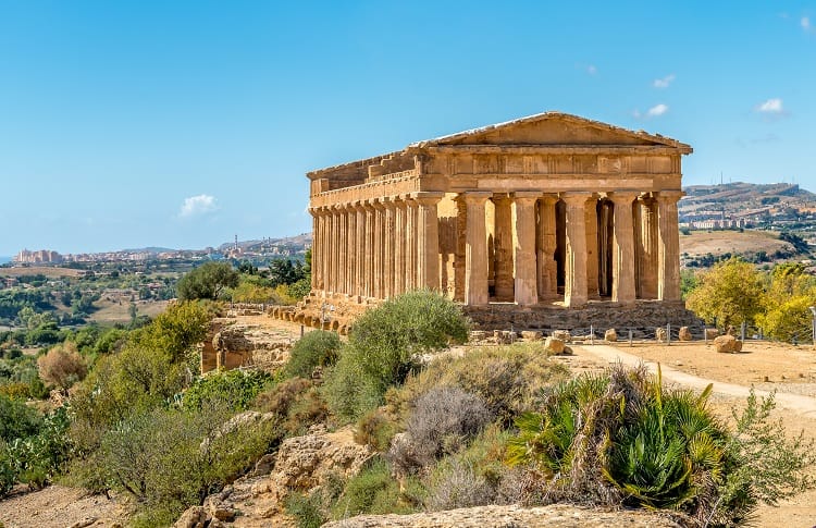 Temple of Concordia Agrigento with Kids in Sicily