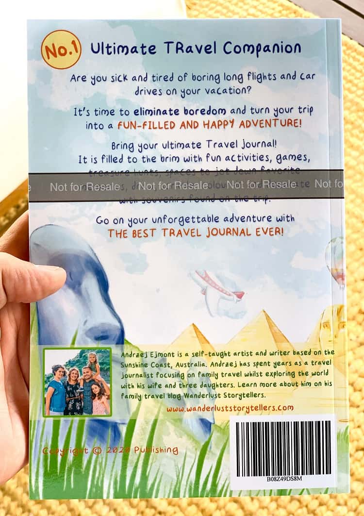 A Travel Journal For Kids - Andrzej Ejmont - Back Cover
