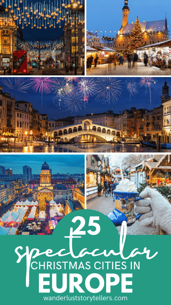 Spectacular Christmas Cities in Europe, compilation of photos, Venice and others
