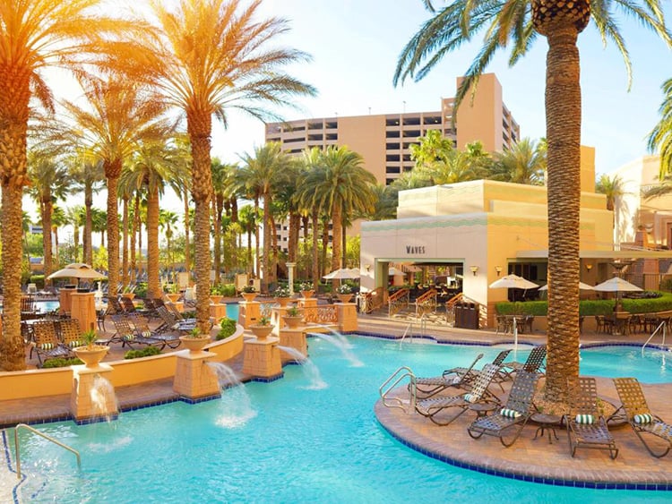 Hilton Grand Vacations Club on the Las Vegas Strip, USA, pools