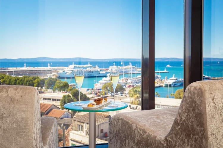 Hotel Luxe Split, Croatia, balcony with a view