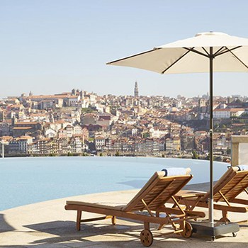 The yeatman with an infinity pool in porto